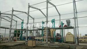 烏茲別克斯坦300噸棉籽預(yù)榨、浸出生產(chǎn)線安裝現(xiàn)場